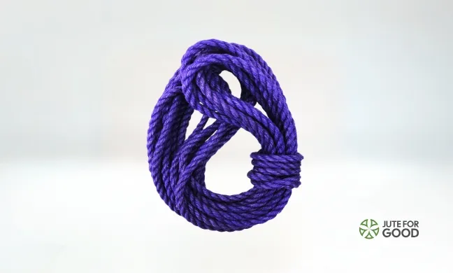 dyed jute rope