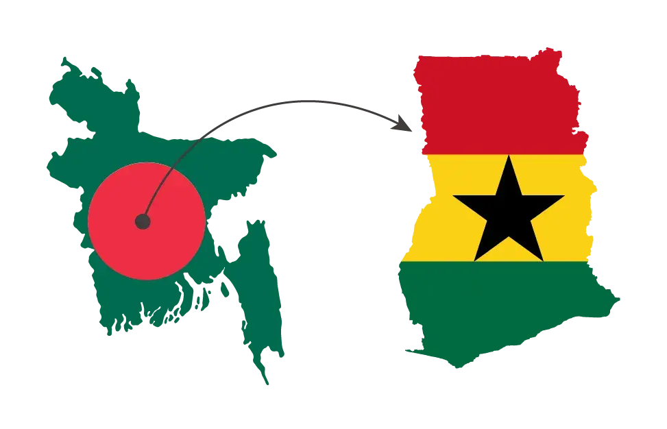 bangladesh to ghana