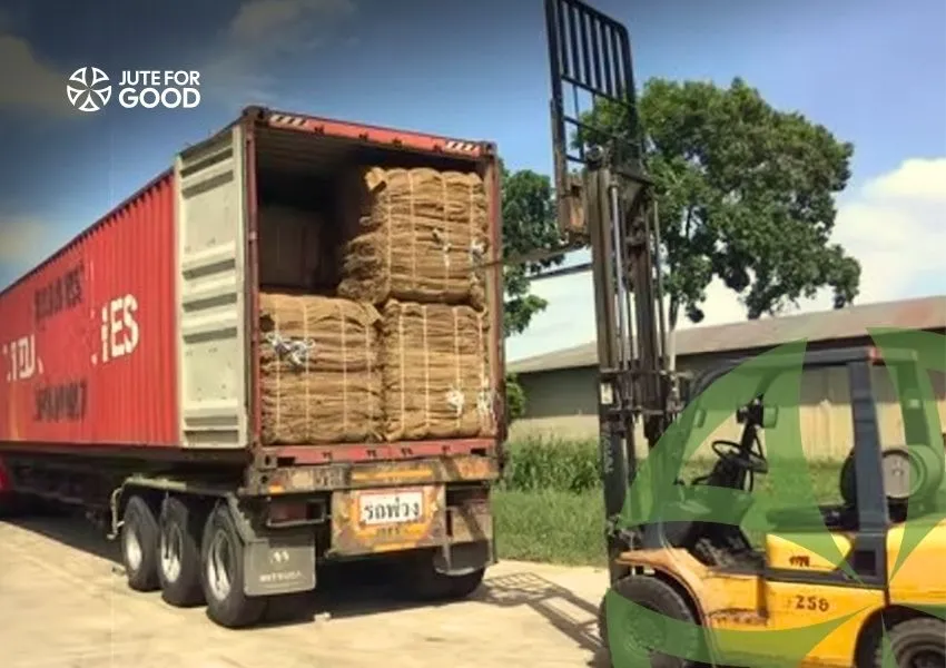 jute product shiping process