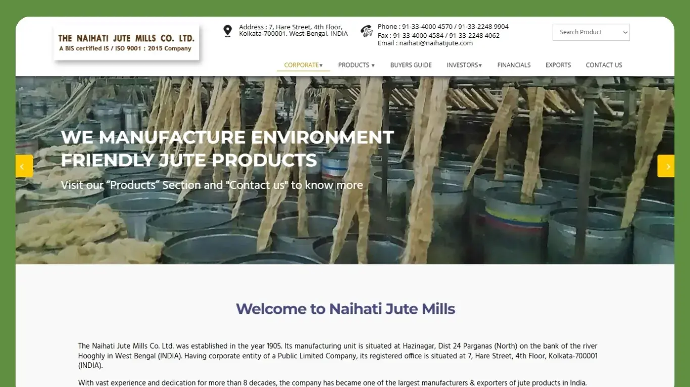 The Naihati Jute Mills Co. Ltd